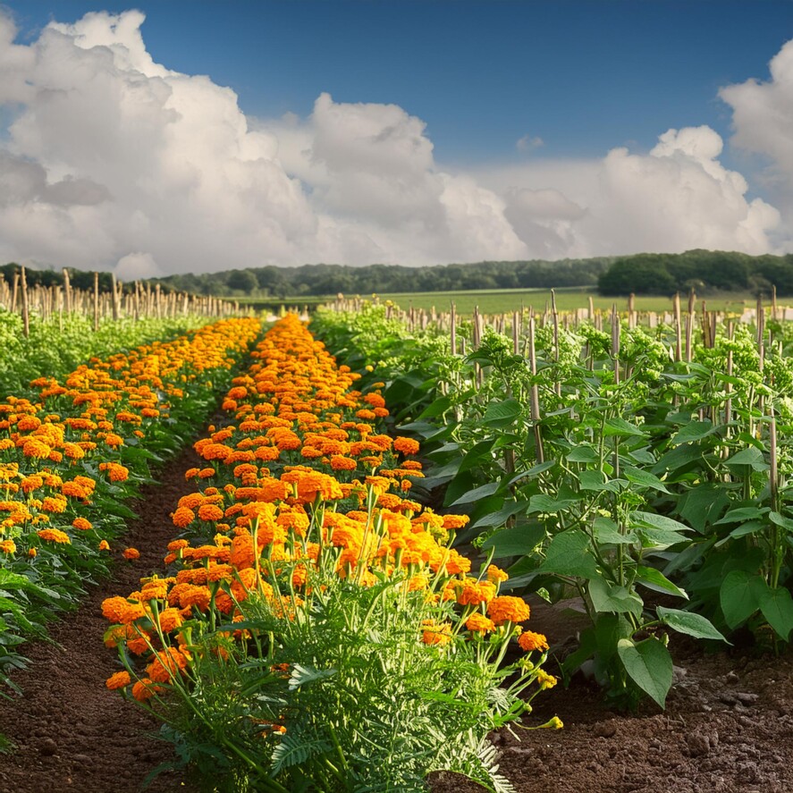 Are Marigolds Good Companions to Runner Beans