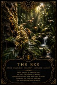 The Bee — Living Oracle card 22.